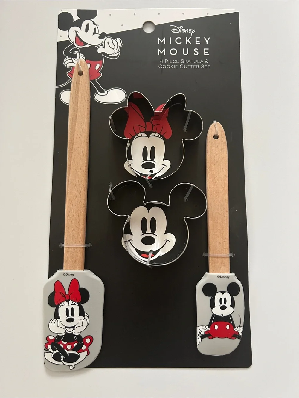 Disney Mickey Mouse Silicon Spatula & Cookie Cutter Set